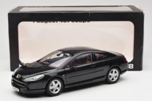 Peugeot 407 Coupé Fekete Norev 1:18 184752 Fém – 8. kép a 8-ből