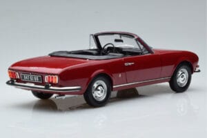 Peugeot 504 Kabrió Piros Norev 1:18 184818 Fém – 3. kép a 8-ből