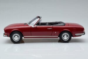 Peugeot 504 Kabrió Piros Norev 1:18 184818 Fém – 5. kép a 8-ből