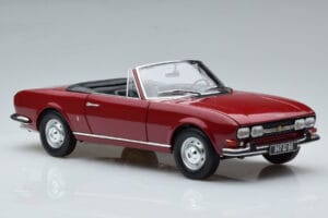 Peugeot 504 Kabrió Piros Norev 1:18 184818 Fém – 6. kép a 8-ből