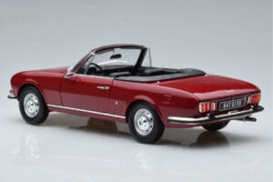 Peugeot 504 Kabrió Piros Norev 1:18 184818 Fém – 7. kép a 8-ből