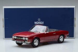 Peugeot 504 Kabrió Piros Norev 1:18 184818 Fém – 8. kép a 8-ből