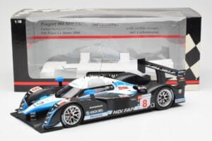Peugeot 908 HDI FAP LMP1 #8 M. Lamy / S. Sarrazin / A. Wurz 5th Place 24 Hours of Le Mans 2008 Minichamps 1:18 150081208 Fém – 6. kép a 6-ből
