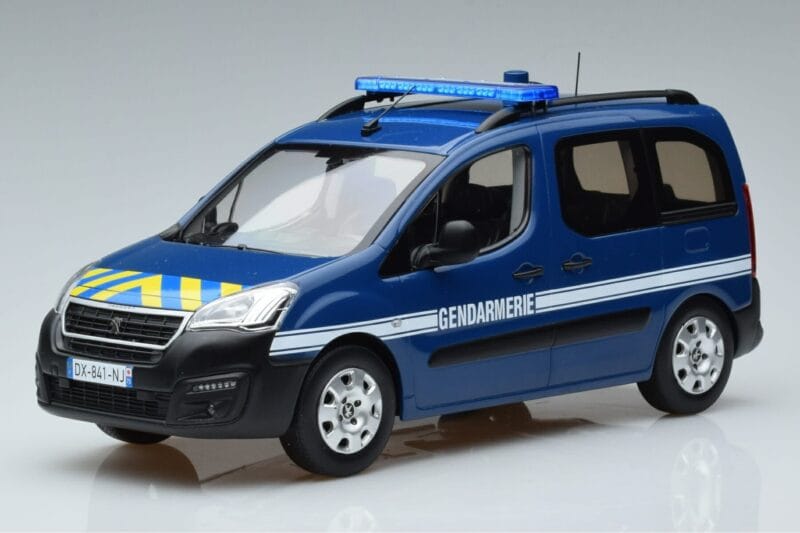 Peugeot Partner Gendarmerie Norev 1:18 184895 Fém