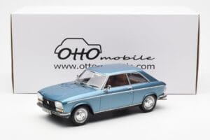 Peugeot 304 S Coupe Kék Otto 1:18 OT449 Gyanta – 6. kép a 6-ből