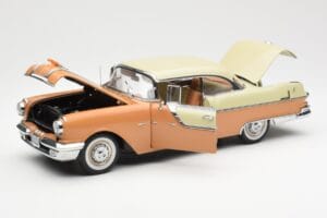 Pontiac Star Chief Hardtop Piros Fehér Sun Star 1:18 5043 Fém – 2. kép a 8-ből