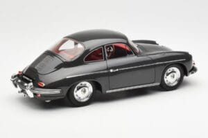 Porsche 356B 2000 GS Carrera 2 Szürke GT Spirit 1:18 GT793 Gyanta – 2. kép a 6-ből