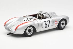 Porsche 550 RS Spyder #37 H. Polensky / R. von Frankenberg 24 Hours of Le Mans 1955 Schuco 1:18 450033400 Fém – 3. kép a 8-ből