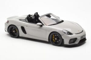 Porsche 718 Spyder Crayon Szürke GT Spirit 1:18 GT436 Gyanta – 4. kép a 6-ből