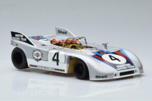 Porsche 908/03 #4 V. Elford / G. Larrousse 1000km Nurburgring 1971 AUTOart 1:18 87181 Fém – 5. kép a 8-ből