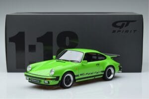 Porsche 911 3.2 Carrera Lime Zöld GT Spirit 1:18 GT740 Gyanta – 6. kép a 6-ből