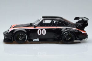 Porsche 911 930 RWB Yaju Fekete GT Spirit 1:18 GT413 Gyanta – 3. kép a 6-ből