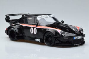 Porsche 911 930 RWB Yaju Fekete GT Spirit 1:18 GT413 Gyanta – 4. kép a 6-ből