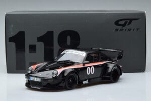 Porsche 911 930 RWB Yaju Fekete GT Spirit 1:18 GT413 Gyanta – 6. kép a 6-ből