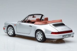 Porsche 911 964 Carrera 2 Kabrió Ezüst Norev 1:18 187330 Fém – 6. kép a 7-ből