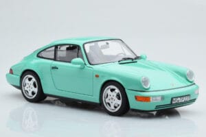 Porsche 911 964 Carrera 2 Mint Zöld Norev 1:18 187327 Fém – 6. kép a 8-ből