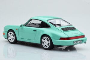 Porsche 911 964 Carrera 2 Mint Zöld Norev 1:18 187327 Fém – 7. kép a 8-ből