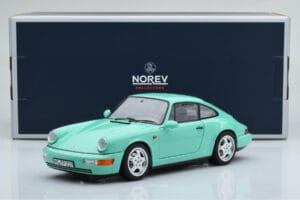 Porsche 911 964 Carrera 2 Mint Zöld Norev 1:18 187327 Fém – 8. kép a 8-ből