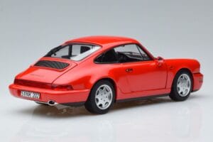 Porsche 911 964 Carrera 2 Piros Norev 1:18 187320 Fém – 3. kép a 7-ből