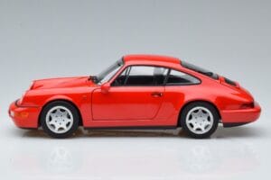 Porsche 911 964 Carrera 2 Piros Norev 1:18 187320 Fém – 4. kép a 7-ből