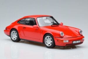 Porsche 911 964 Carrera 2 Piros Norev 1:18 187320 Fém – 5. kép a 7-ből