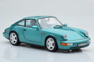 Porsche 911 964 Carrera 2 Wimbledon Zöld Norev 1:18 187329 Fém – 6. kép a 8-ből