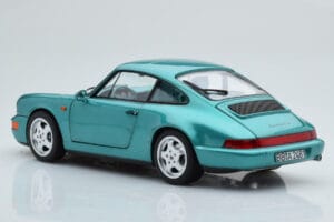 Porsche 911 964 Carrera 2 Wimbledon Zöld Norev 1:18 187329 Fém – 7. kép a 8-ből
