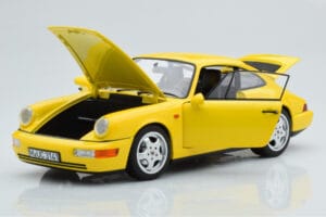 Porsche 911 964 Carrera 2 Sárga Norev 1:18 187328 Fém – 2. kép a 8-ből