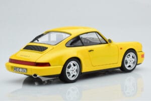 Porsche 911 964 Carrera 2 Sárga Norev 1:18 187328 Fém – 4. kép a 8-ből