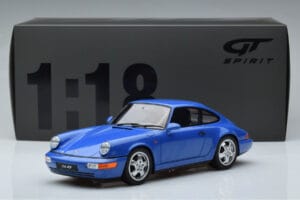 Porsche 911 964 Carrera RS 3.6 Kék GT Spirit 1:18 GT887 Gyanta – 6. kép a 6-ből