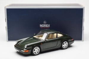 Porsche 911 964 Carrera 4 Zöld Metallic Asia Exclusive Norev 1:18 187326 Fém – 8. kép a 8-ből