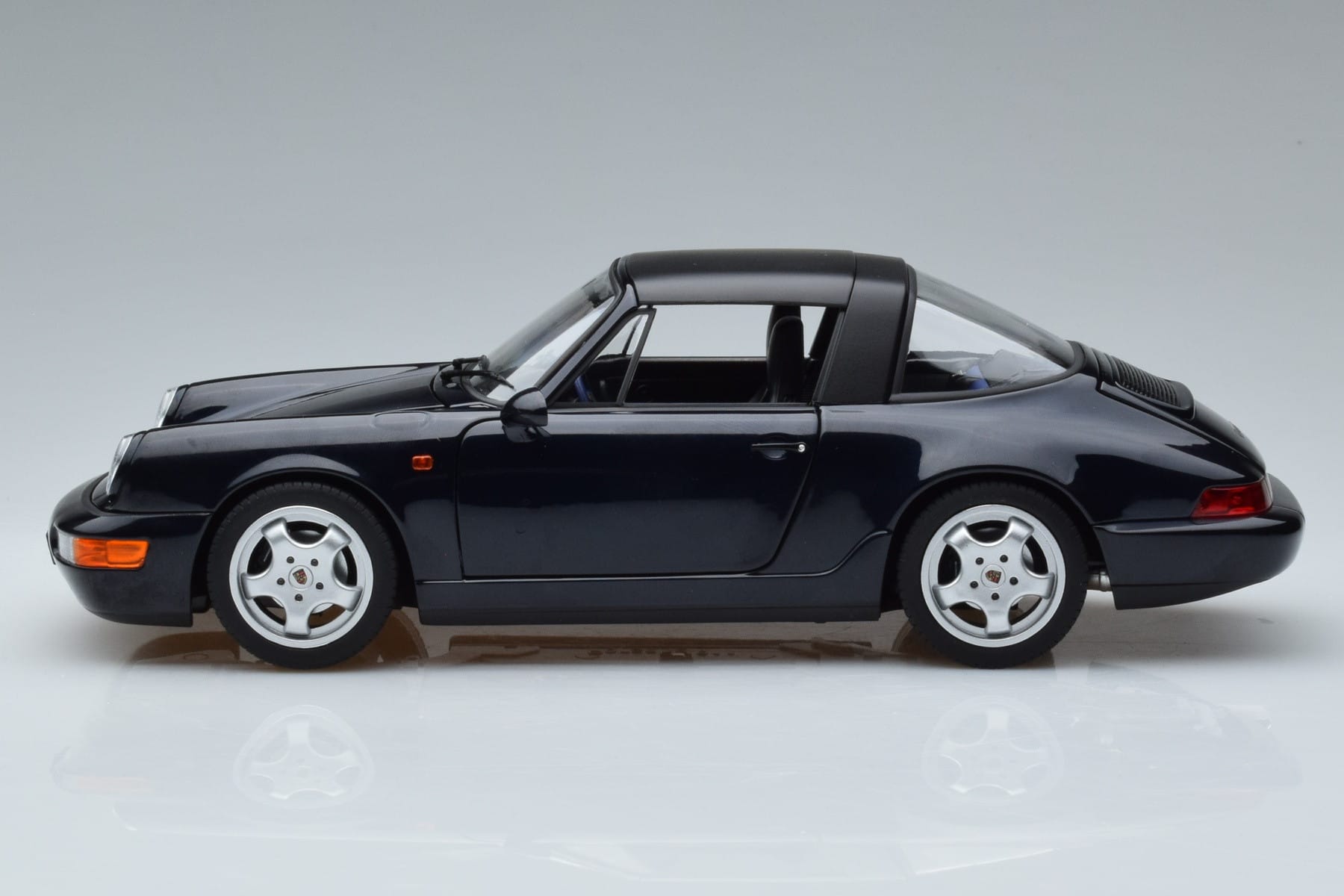 Porsche 911 964 Carrera 4 Targa Kék Norev 1:18 187340 Fém – 4. kép a 8-ből