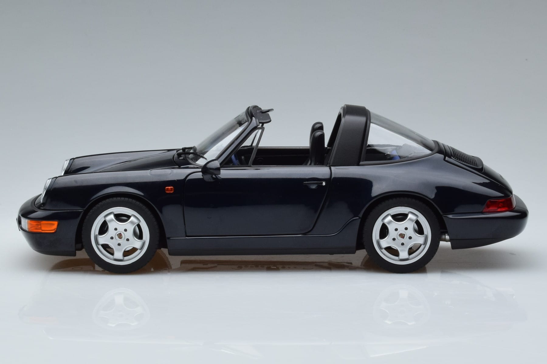 Porsche 911 964 Carrera 4 Targa Kék Norev 1:18 187340 Fém – 5. kép a 8-ből