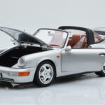 Porsche 911 964 Carrera 4 Targa Polar Ezüst Norev 1:18 - image 2 of 9