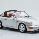 Porsche 911 964 Carrera 4 Targa Polar Ezüst Norev 1:18 - image 7 of 9