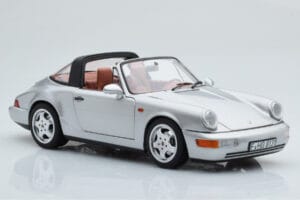 Porsche 911 964 Carrera 4 Targa Polar Ezüst Norev 1:18 187342 Fém – 7. kép a 9-ből