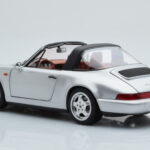Porsche 911 964 Carrera 4 Targa Polar Ezüst Norev 1:18 - image 8 of 9