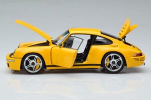 Porsche 911 964 RUF CTR Anniversary Blossom Sárga Almost Real 1:18 880301 Fém – 4. kép a 8-ből