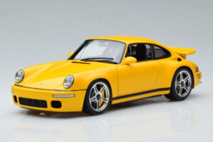 Porsche 911 964 RUF CTR Anniversary Blossom Sárga Almost Real 1:18