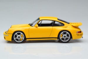 Porsche 911 964 RUF CTR Anniversary Blossom Sárga Almost Real 1:18 880301 Fém – 5. kép a 8-ből