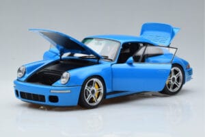 Porsche 911 964 RUF SCR Mexico Kék Almost Real 1:18 880202 Fém – 2. kép a 10-ből