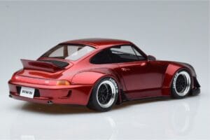Porsche 911 964 RWB Duck Tail Candy Apple GT Spirit 1:18 GT759 Gyanta – 2. kép a 6-ből