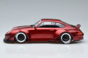 Porsche 911 964 RWB Duck Tail Candy Apple GT Spirit 1:18 GT759 Gyanta – 3. kép a 6-ből