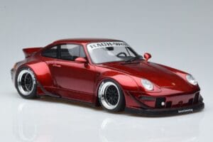 Porsche 911 964 RWB Duck Tail Candy Apple GT Spirit 1:18 GT759 Gyanta – 4. kép a 6-ből