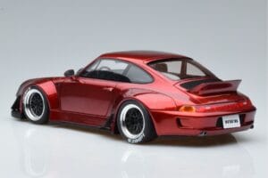 Porsche 911 964 RWB Duck Tail Candy Apple GT Spirit 1:18 GT759 Gyanta – 5. kép a 6-ből