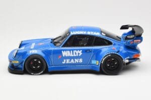 Porsche 911 964 RWB Osho Arrow Kék GT Spirit 1:18 GT448 Gyanta – 3. kép a 6-ből