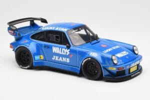 Porsche 911 964 RWB Osho Arrow Kék GT Spirit 1:18 GT448 Gyanta – 4. kép a 6-ből