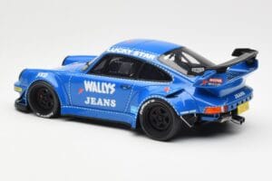 Porsche 911 964 RWB Osho Arrow Kék GT Spirit 1:18 GT448 Gyanta – 5. kép a 6-ből