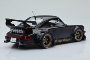 Porsche 911 964 RWB Stella Artois Fekete GT Spirit 1:18 GT421 Gyanta – 2. kép a 6-ből