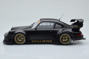 Porsche 911 964 RWB Stella Artois Fekete GT Spirit 1:18 GT421 Gyanta – 3. kép a 6-ből